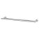 Black rod double 70 cm, chrome, fbs