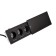 Block Roset into the table, sliding cover, 10a, 3 sockets, wire 1.8 m, black