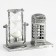 Sanding clock "Red booth", souvenir, with backlight, 15.5 x 6.5 x 12.5 cm