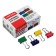 Paper clamps 15 mm, 12 pieces, Devente, metal, mix x 4 colors, cardboard box