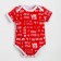 Body crumb I "Happy Winter", height 62-68 cm, red