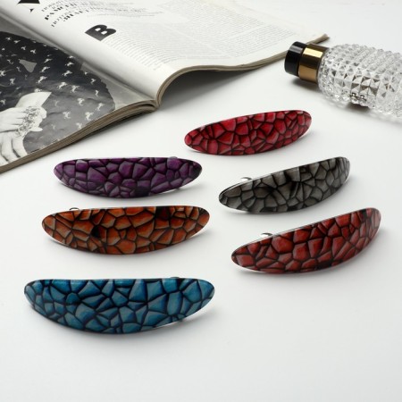 Hair hairpin "Prism" 9 cm, mix-2