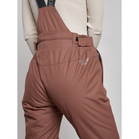 Semi -combinezone ski insulated female winter, size 44, brown color-12