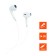 Hopower GPHP01 headphones, wired, inserts, microphone, 1.2 m, white
