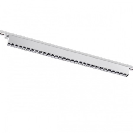 Snow -shaped single -phase three -core LED Novotech. ITER, 40W, LED, 66x845x36 mm, white color
