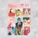 Paper stickers "Stylish Girls", 11 × 15.5 cm
