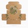 Gift folding box, packaging, "eco", 22 x 16.5 x 10 cm