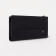 Male purse with zipper, department for bills, for maps, for coins, black color