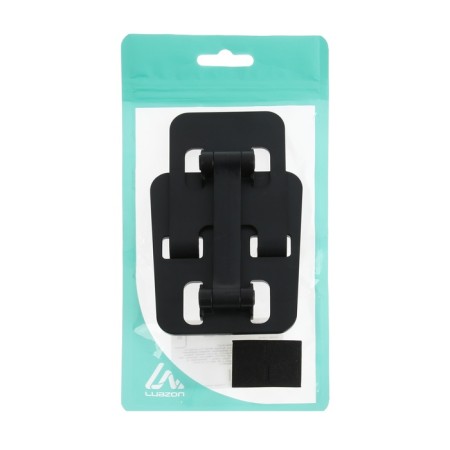 Luazon phone stand, folding, adjustable, rubber inserts, black-8