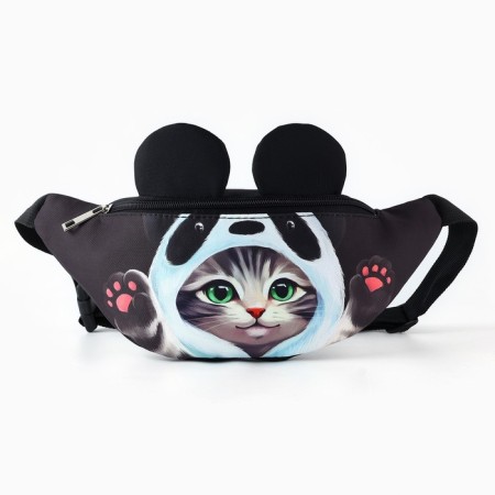 Barry Bag for a girl "cat in a hat", 31x13x10 cm-2