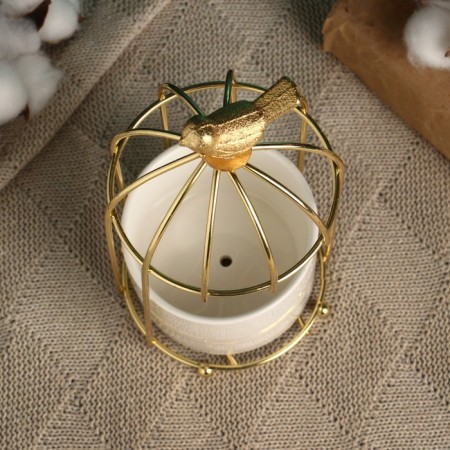 Kashpo "Golden Cage" 20x9x9cm-2