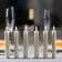 LED candle wax "classics", 2x16.5 cm, AAAX2 (not in the set), set 6 pcs, t/white 105118