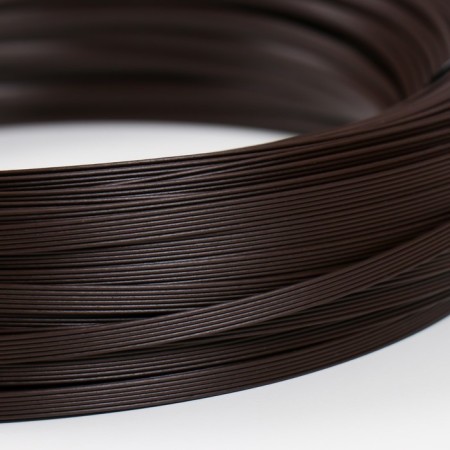 Artificial rattan 6 mm 100 m wave (wenge)-2