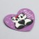 Gift set "Panda", magnet + keychain, 14.5 x 12 cm.