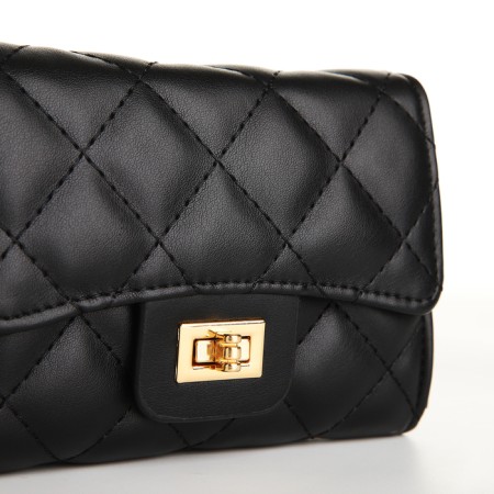 Women's bag, Messenger on Magnet, Black Color-4