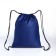 A bag for shoes on a lace, "ZFTS", a reflective strip, blue color