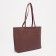 Zipper bag with zipper, brown color