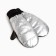 Women's mittens Minaku, rr 23 cm, col. Serebro/black