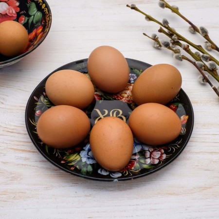 Glass stand for 6 eggs "HB", 18 x 18 cm.-4