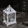 LED figure "Lantern with a snowman" 6 × 13 × 6 cm, plastic, batteries AG13x3, glow warm white