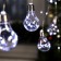 Garland “thread” 3 m with nozzles “light bulbs”, IP20, silver thread, 100 LED, white glow, 3.5 V