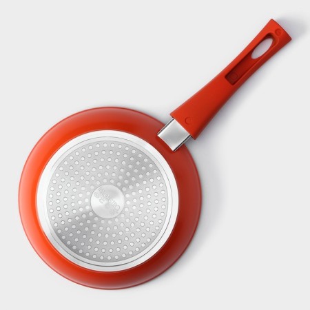 Pan Magistro Terra, D = 20 cm, removable handle Soft-Touch, anti-stick coating, induction, color orange-7