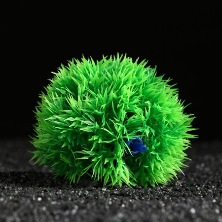 The artificial aquarium "ball" plant, with a spray, 10 x 10 cm