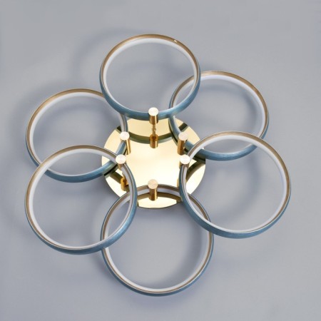 Chase with DND "WINLLA" LED 204W 3000-6000K blue-gold 80x80x11 cm Bayerlux-6