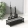 Top interior metal "City" Black 6.3x14.5x18.5 cm