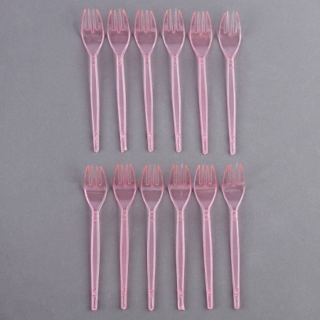 Plugs are plastic, in the set 12 pcs., Pink color