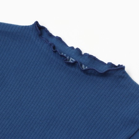 T-shirt (turtleneck) with Dl. Rrukav KAFTAN Blueberry R.38 (146-152)-6