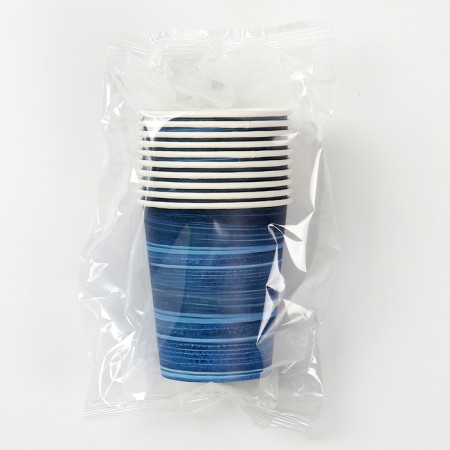 A single -single -paper glass "Blue Ceramics", 250 ml-3