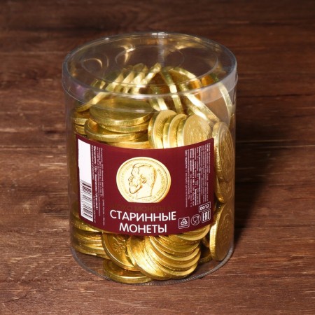 Chocolate coins in the Bank "Old Coins", 6 g-3