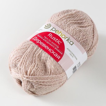 Yarn "village" 100% half-carbonated wool 250m/100g (181-mesh)-1