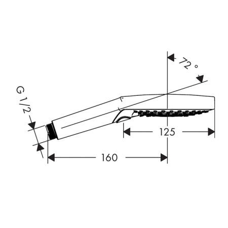 Lake shower Hansgrohe Raindance Select S 120 3Jet-1