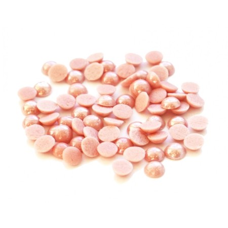 Pole rhinestones, No. 4 mother -of -pearl pink, 50 pcs