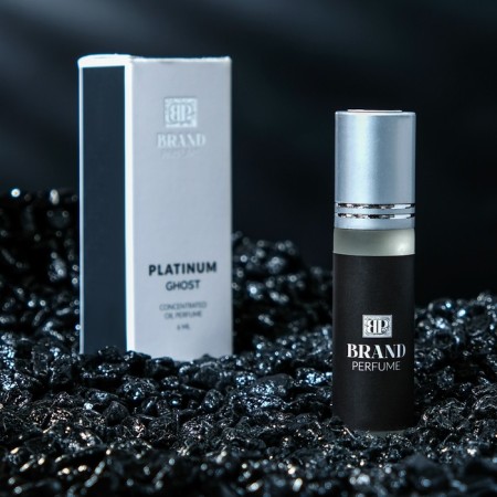 Men's oil perfume Ghost Platinum, 6 ml