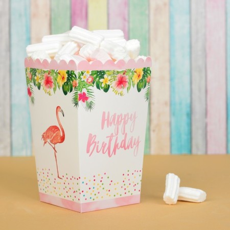 Snack-Box "Flamingo", set of 6 pcs.