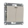 Glossa switch Sche GSL000253, 10 A, 2 keys, with backlight, beige color