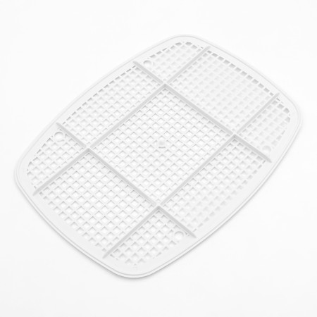 Aisha toilet with high side and net, 45 x 35 x 18.5 cm, orange-8
