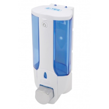 Liquid soap dispenser 8617, 0.38 l, plastic, white