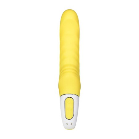 Satiffyer Vibes Yummy Sunshine vibrator, silicone, yellow color, 22.5 cm-1