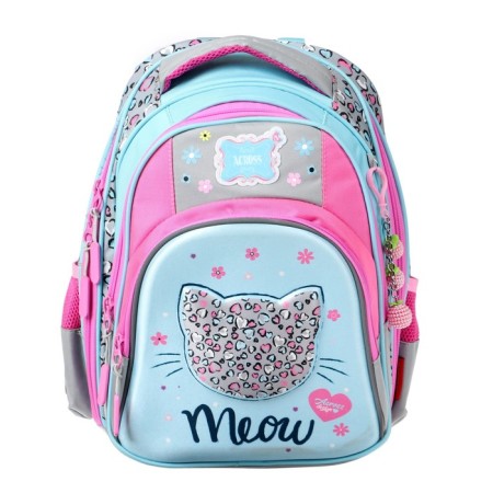 Frame backpack 39 x 29 x 17 cm, Across 230, Blue/Pink ACR22-230-7-2