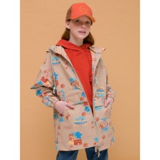 Vetrovka for girls, height 122 cm, sandy color