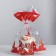 Packaging under the cake, bottom fold, 17 x 28.4 cm, 25 μm