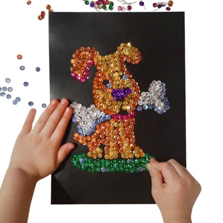 Set for creativity. Paint from the sequins "Pesk"-1