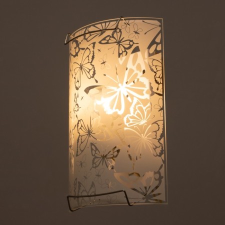 Lamp "Butterflies" 1 lamp E27 60 W MOLLIR. 22x15cm-2