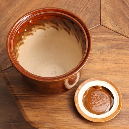 Pot Flower Uta No. 2, brown 5.5 l-3