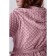 Women's bathrobe, size 56, purple-purple color