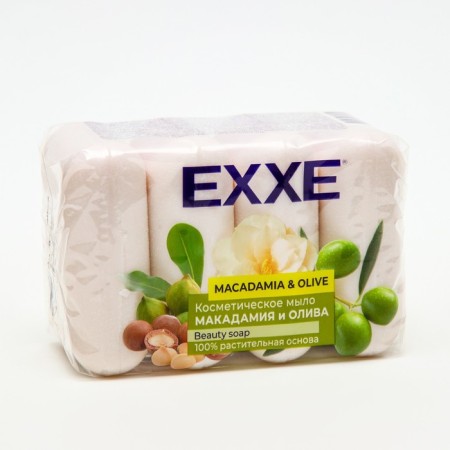 Cosmetic soap EXXE "Macadamia and Oliva" 4*70 g